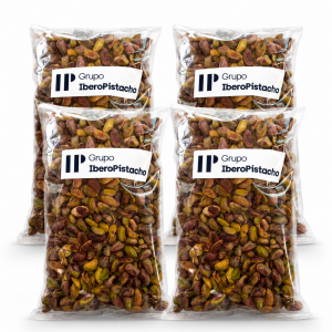 Pack 4 bolsas · Pistacho pelado y tostado 500 g